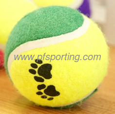 China Pack de 2 pelotas de tenis con estampado de huellas proveedor
