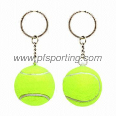 China pelota de tenis promocional con llavero 1.5'' proveedor