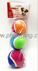 China Juego de mini pelotas de tenis para perros de juguete para perros pequeños de Family Pet, juego de 3 piezas Nuevo proveedor