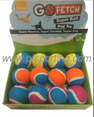 China SUPER BALL ESPONJA PELOTA DE TENIS PARA PERROS DURADERO SUPER BOUNCE DIVERSIÓN PELOTAS PARA PERRITOS A GRANEL proveedor