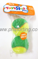 China Toys R'Us Pets Tuff Mint Pelotas de tenis 2 unidades 2.5 Juguete para perro proveedor