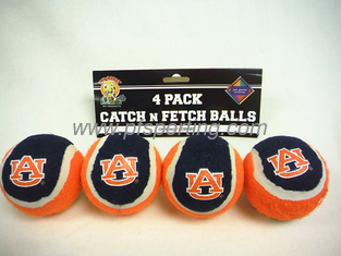 China PELOTAS DE TENIS PARA PERROS - PELOTAS PARA PERROS AUBURN TIGERS - PAQUETE DE 4 proveedor