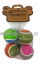 China Juguetes de pelota de tenis, 2.5 pulgadas, paquete de 4 proveedor