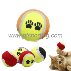 China Pelota de tenis para perros de alta calidad, pelota de tenis personalizada, juguete para perros, juguete para masticar pelotas para mascotas proveedor