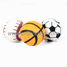 China Pelota de tenis de juguete suave de goma de 6,3 cm para exteriores, juego de mascotas proveedor