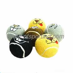 China Paquete de 3 pelotas de tenis para mascotas extra fuertes Paw&amp;claws proveedor