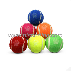 China Pelotas de tenis para perros, paquete de 12 pelotas de juguete para mascotas de 2,5 pulgadas, pelotas duraderas para perros para entrenar, jugar, hacer ejercicio, juguetes para perros, regalo para perros proveedor