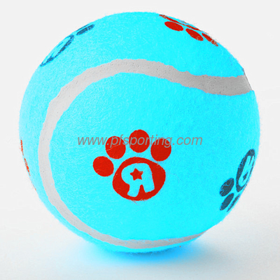 Pelota de tenis de goma inflable para entrenamiento de perros proveedor
