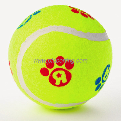 Pelota de tenis de goma de juguete para mascotas para entrenamiento de perros proveedor
