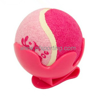 Pelota de tenis de material de fieltro de poliéster para jugar con perros proveedor