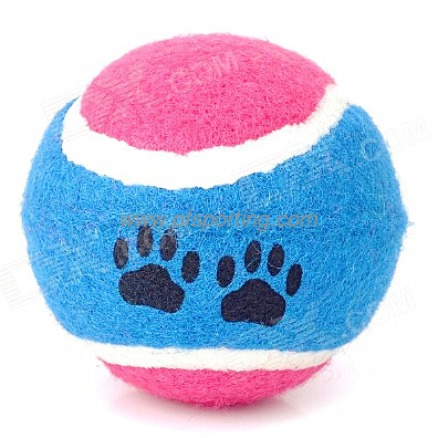 Pelota de tenis de juguete de goma ecológica para juegos de mascotas proveedor