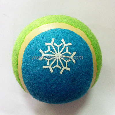 Juguete de pelota de tenis con estampado de nieve proveedor