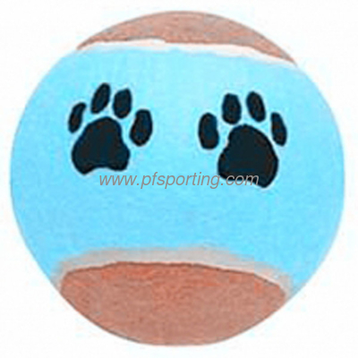 Pelota de tenis de goma de juguete para mascotas para entrenamiento de perros proveedor