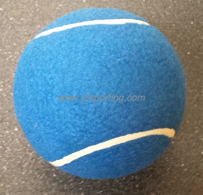 Pelota de tenis de juguete gigante inflable de 9,5 pulgadas, bola grande amarilla proveedor