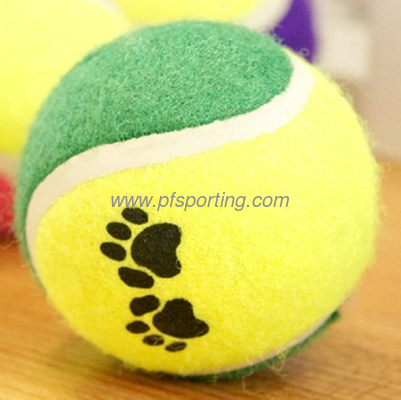 Pack de 2 pelotas de tenis con estampado de huellas proveedor
