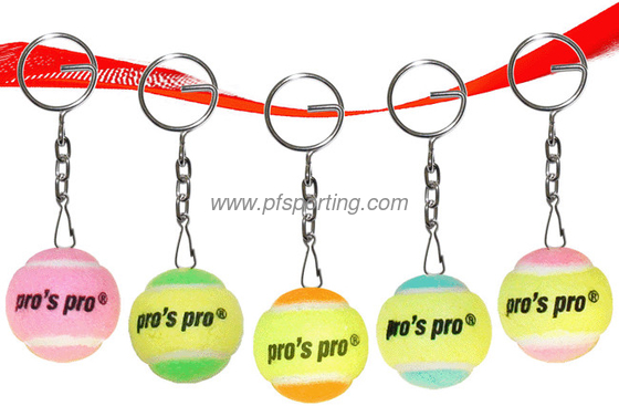 pelota de tenis promocional con llavero 1.5'' proveedor