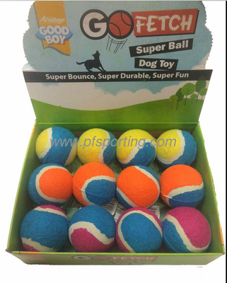 SUPER BALL ESPONJA PELOTA DE TENIS PARA PERROS DURADERO SUPER BOUNCE DIVERSIÓN PELOTAS PARA PERRITOS A GRANEL proveedor