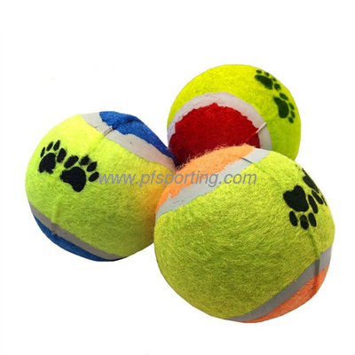 Pelota de tenis para mascotas chirriante, pelota de juguete de entrenamiento, paquete de 3, 2,5'' proveedor