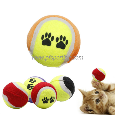 Pelotas de tenis para masticar perros y mascotas, 6 uds., divertidas pelotas de juguete para gatos proveedor