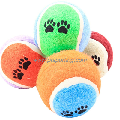 Precio barato mascota perro gato entrenamiento tenis perro masticar Molar pelota interactiva juguete mascota forma de pata impresión pelota de juguete al por mayor proveedor