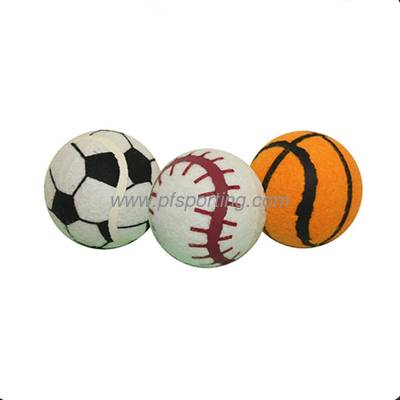Pelota de tenis de juguete suave de goma de 6,3 cm para exteriores, juego de mascotas proveedor