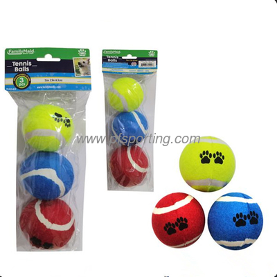 Pelota de tenis para perros de alta calidad, pelota de tenis personalizada, juguete para perros, juguete para masticar pelotas para mascotas proveedor