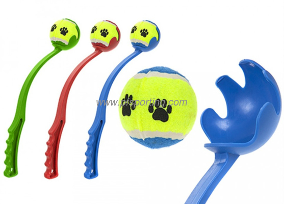 El entrenamiento de goma respetuoso del medio ambiente Toy Tennis Balls del animal doméstico para los perros acaricia los juguetes seguros del perro para el entrenamiento del ejercicio proveedor