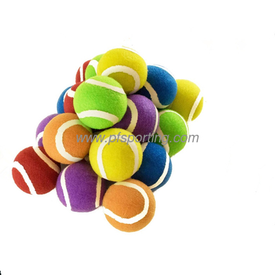 Pelotas de tenis chirriantes para perros, juguetes interactivos para perros de 2,58 pulgadas, seguros, duraderos para entrenamiento de perros pequeños, medianos y grandes proveedor