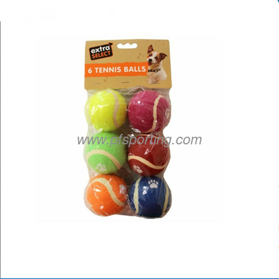 Paquete de 6 pelotas de tenis Happy Birthday Dog de Midlee Regular, rosa proveedor