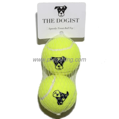 Pelotas de tenis para perros, paquete de 12 pelotas de juguete para mascotas de 2,5 pulgadas, pelotas duraderas para perros para entrenar, jugar, hacer ejercicio, juguetes para perros, regalo para perros proveedor