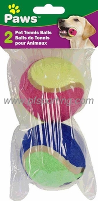 Pelotas de tenis para perros Juguetes divertidos para perros chirriantes Juguetes masticables para ejercicio y entrenamiento | Paquete de 6 coloridos perros fáciles de atrapar proveedor