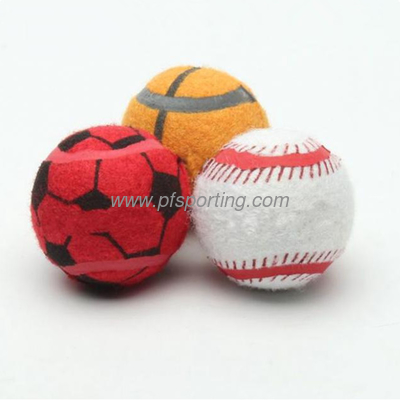 Bolas chirriadoras interactivas para llamar la atención en el exterior, lanzador de bolas Fetch | Juguete para perros de varios tamaños, pelota de tenis proveedor
