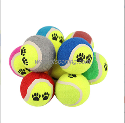 PAQUETE DE JUGUETE PARA PERRO DE 2 PELOTA DE TENIS SQUEAKY DE WORLD OF PETS proveedor