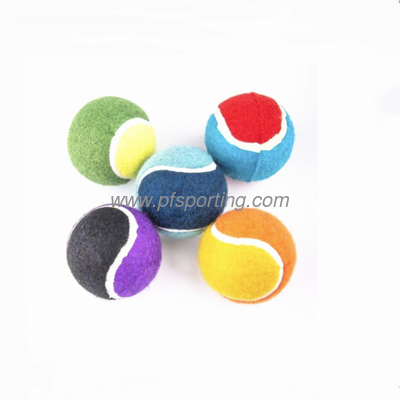 Ejercicio de entrenamiento, juguete para mascotas, pelota de tenis de goma elástica duradera proveedor