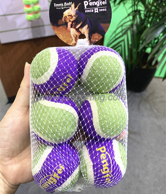 Wilko - Juego de 6 pelotas de tenis para tren, juguete para perro de 2,5 pulgadas proveedor