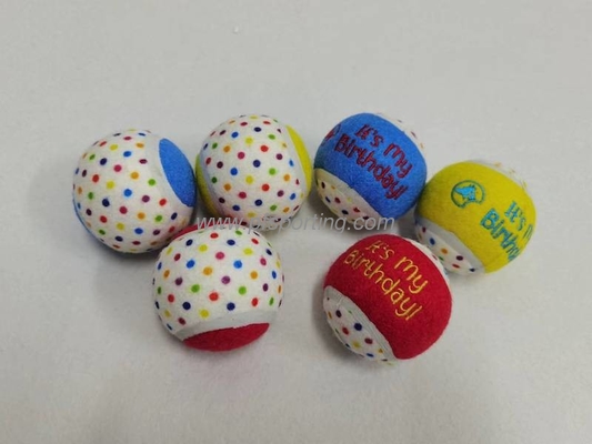 Squeakair Ball - Juguete para perros Pelotas de tenis con chirrido de primera calidad, suaves con los dientes - Grande proveedor
