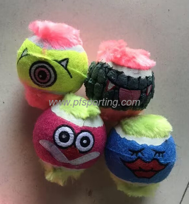 Nuevos juguetes de pelota de tenis de peluche proveedor