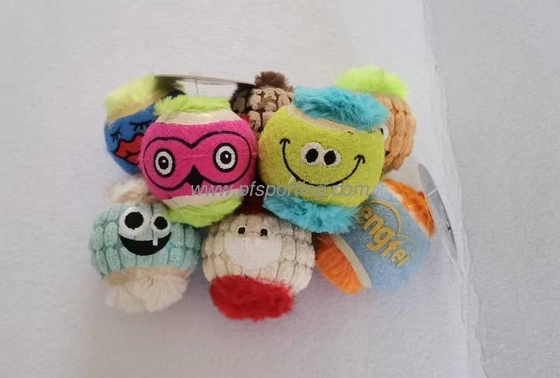 Nuevos juguetes de pelota de tenis de peluche proveedor