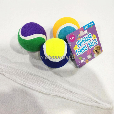 Pelotas de tenis chirriantes para perros - Tamaños de 4&quot;, 2.5&quot; o 2&quot; Pelotas fuertes premium para perros y cachorros para entrenar, jugar, hacer ejercicio proveedor