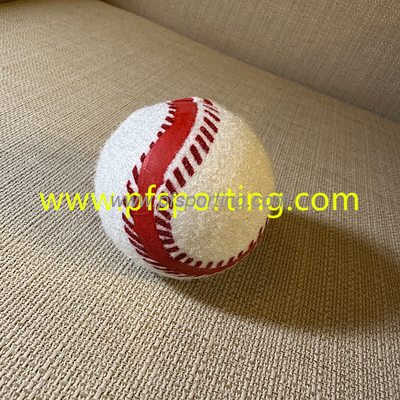 El entrenamiento material respetuoso del medio ambiente modificado para requisitos particulares fábrica del perro de Logo Printed Rubber Tennis Ball juega el animal doméstico interactivo Toy Bal de las bolas proveedor