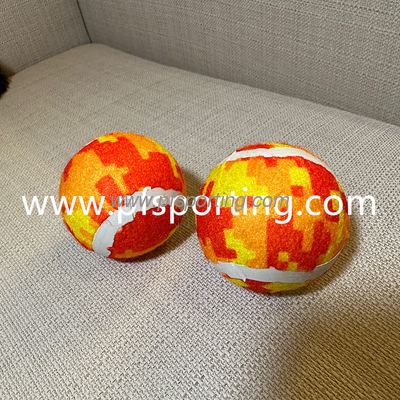El precio de fábrica modificó color para requisitos particulares que el perro de goma interactivo mastica la pelota de tenis del animal doméstico de los juguetes para la bola de entrenamiento del perro del logotipo proveedor