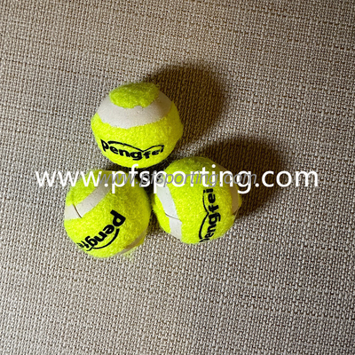El animal doméstico durable al por mayor de la cuerda mastica la bola interactiva de los juguetes del perro casero del nudo del doble del tenis de la bola de los juguetes proveedor