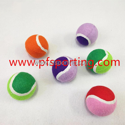 Perro determinado listo Toy Squeaks When Squeezed Multi-Packs de las pelotas de tenis del chirrido de la búsqueda de la fuente del animal doméstico - para el medio pequeño - Larg proveedor