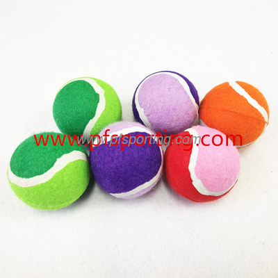 Perro determinado listo Toy Squeaks When Squeezed Multi-Packs de las pelotas de tenis del chirrido de la búsqueda de la fuente del animal doméstico - para el medio pequeño - Larg proveedor