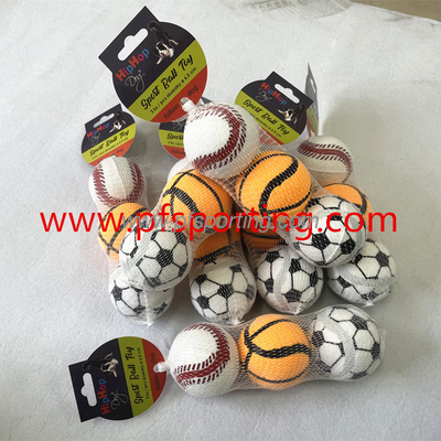 Bola de goma de goma de Supply Free Sample Toy Pet Training Toys Squeaky del fabricante de alta calidad de Vking para los pequeños perros grandes proveedor
