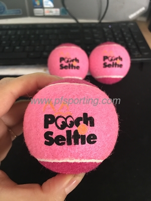 pelota de tenis de goma de juguete para mascotas proveedor