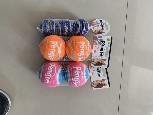 pelota de tenis de fieltro naranja promocional proveedor