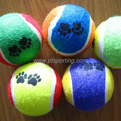 Juguete de pelota de tenis para entrenamiento de mascotas al por mayor de 2,5 pulgadas proveedor