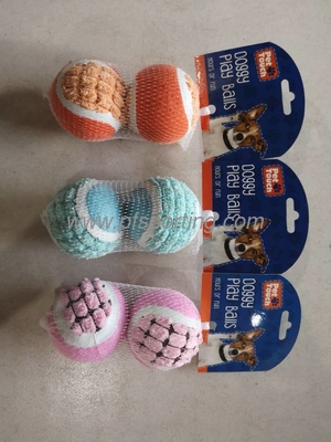 Pelota de goma para mascotas, juguetes para masticar, 2,5 pulgadas proveedor